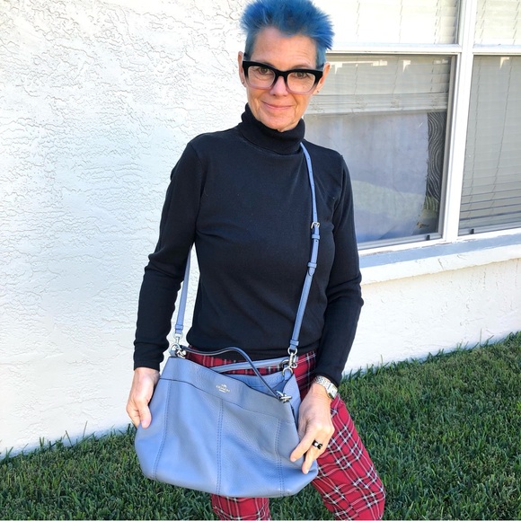 Coach Lexy Pebbled Leather Convertible Bag F23537 Shoulder Bag Crossbody Handbag - Picture 17 of 17